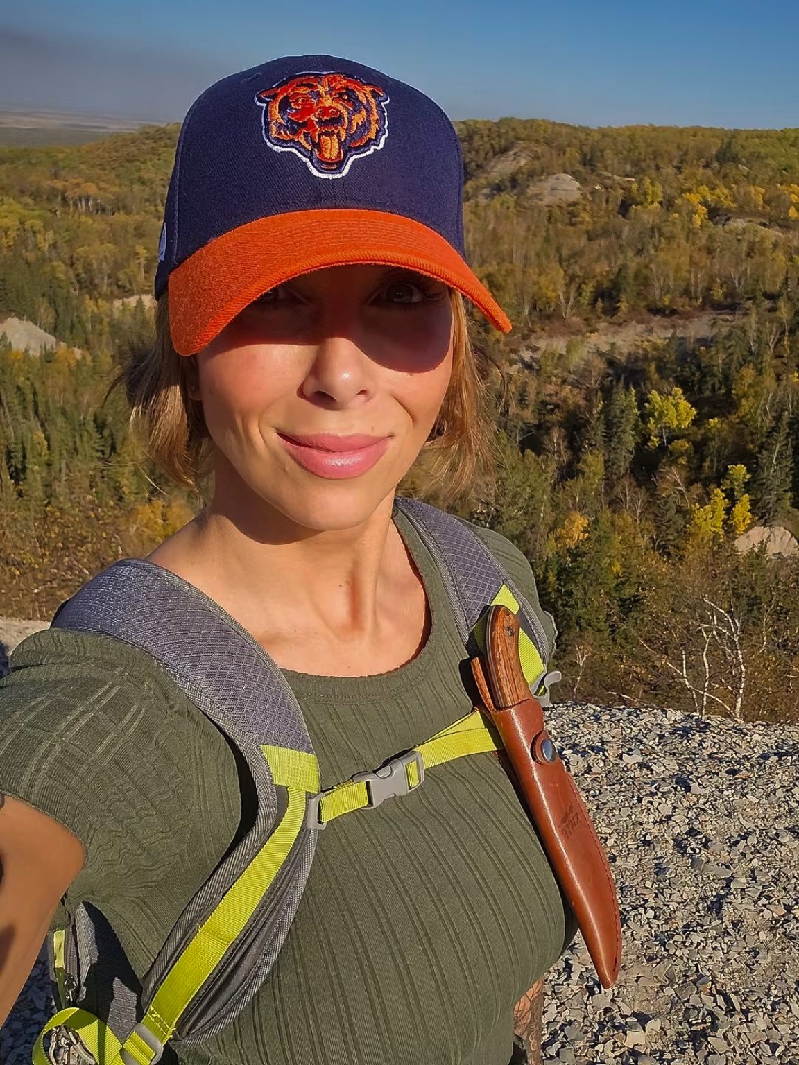 Racheal hiking